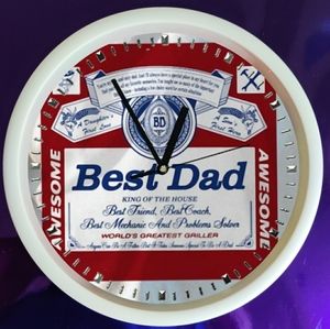 Best dad beer clock